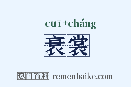 衰裳是什么意思的图片
